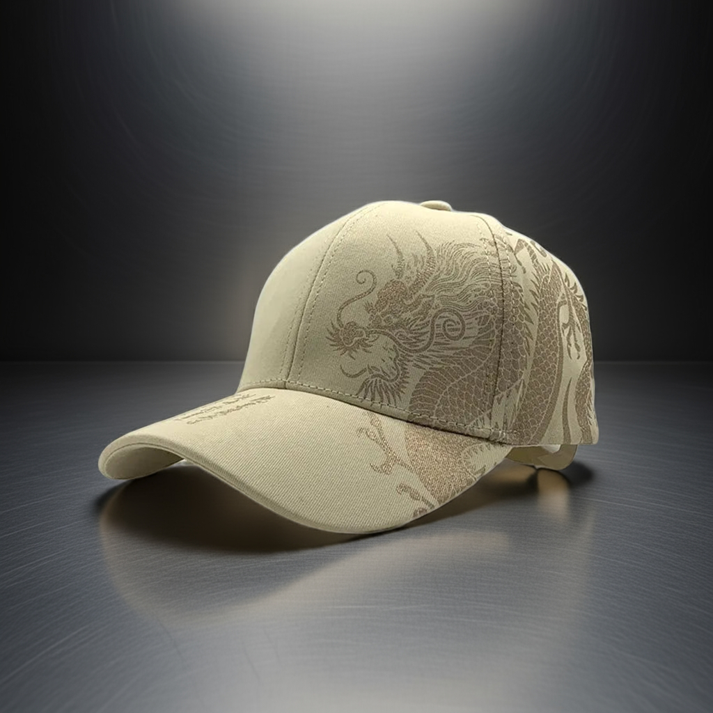 Dragon Style Embroidery Cap