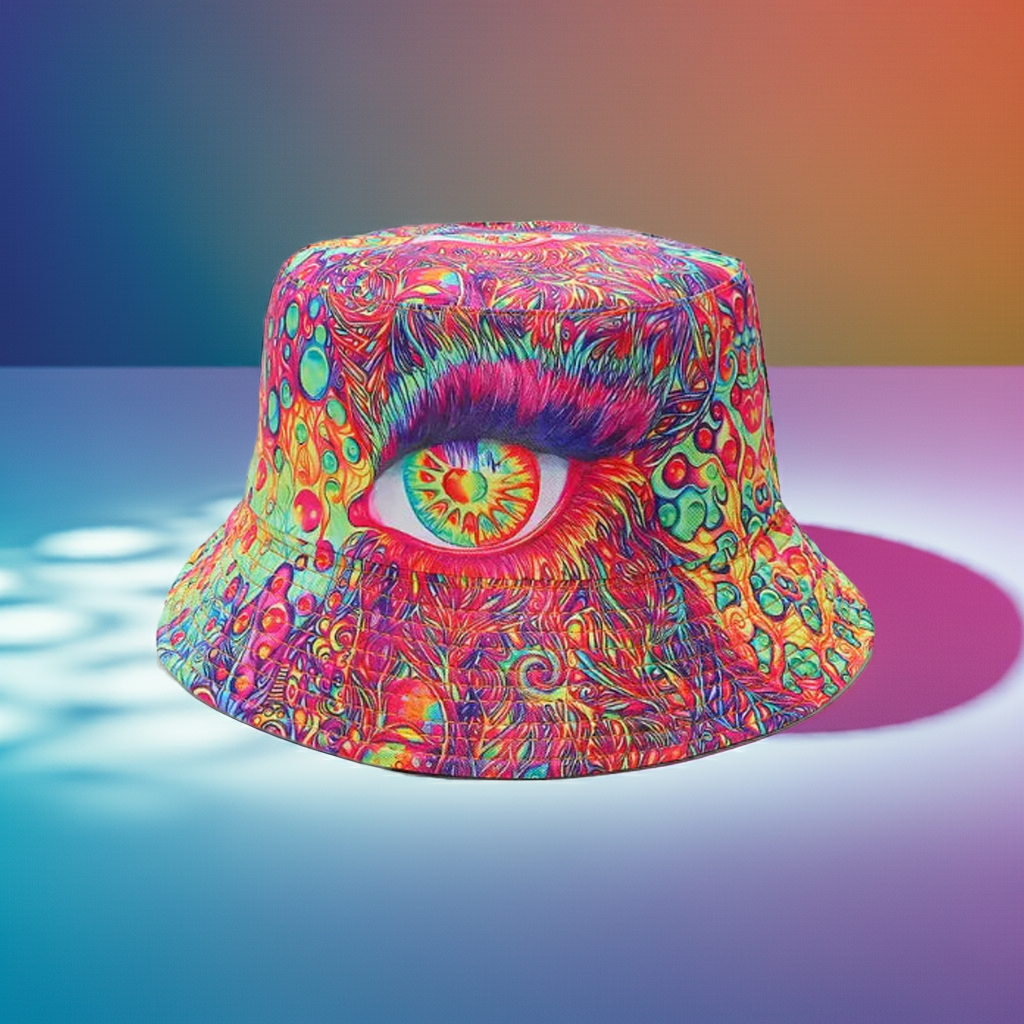 Cosmic Eyes Bucket Hat - Summer Beach Street Style