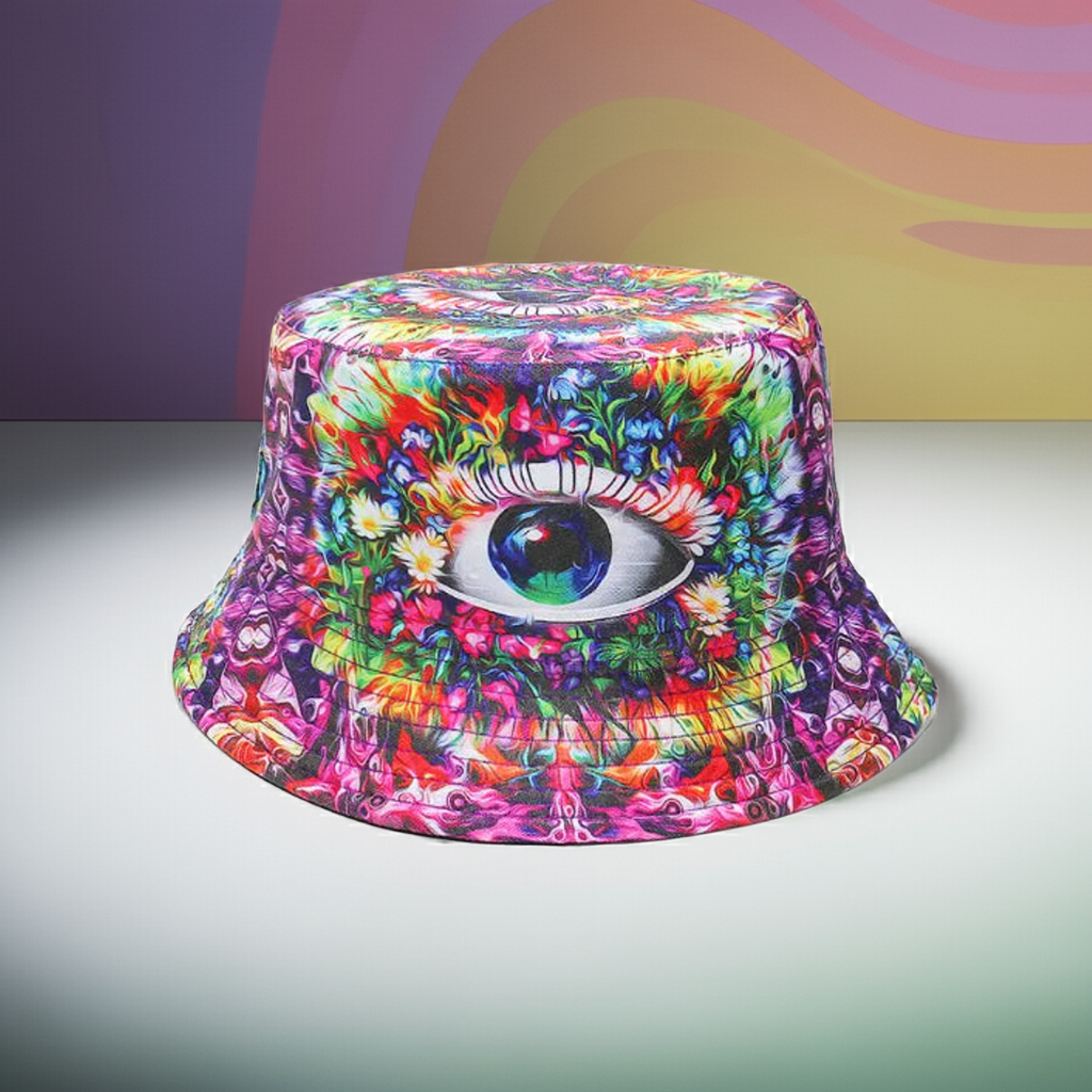 Cosmic Eyes Bucket Hat - Summer Beach Street Style