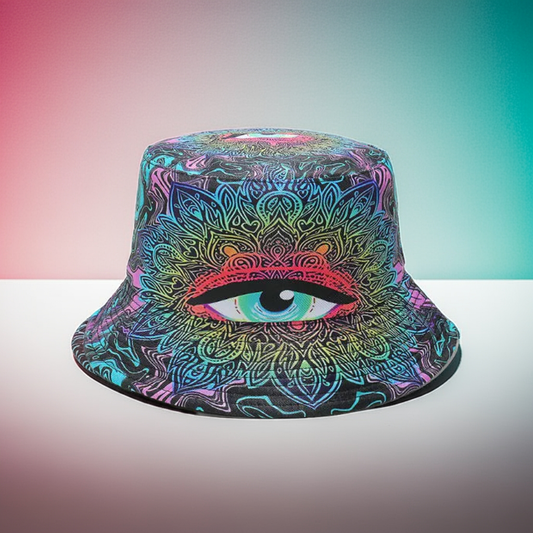 Cosmic Eyes Bucket Hat - Summer Beach Street Style