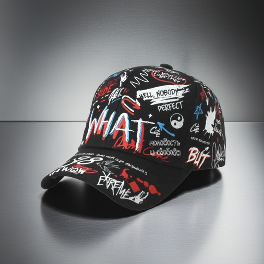 Graffiti Print Cap